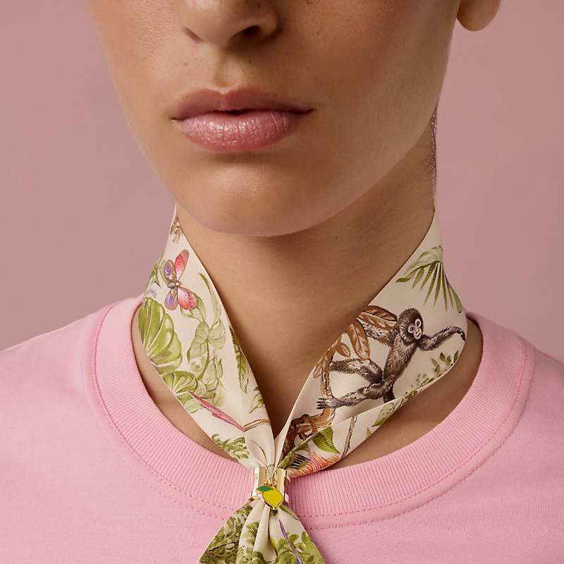 スカーフリング ツイリー 《ミニ・H シトロン》 | Hermès - エルメス